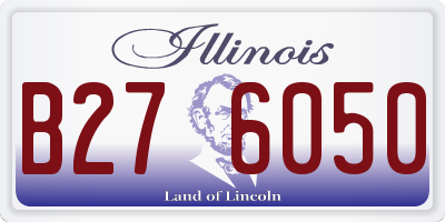 IL license plate B276050