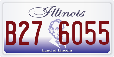IL license plate B276055