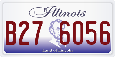 IL license plate B276056