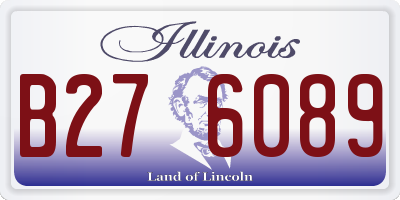 IL license plate B276089