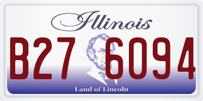 IL license plate B276094