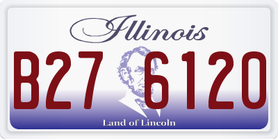 IL license plate B276120