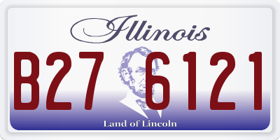IL license plate B276121