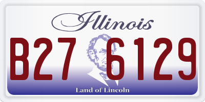 IL license plate B276129