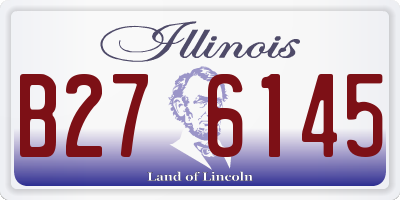 IL license plate B276145
