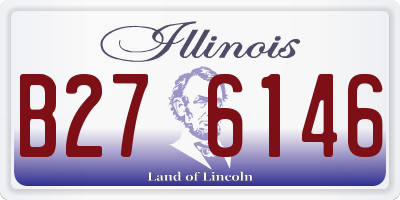 IL license plate B276146