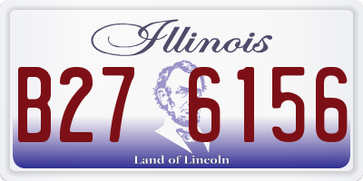 IL license plate B276156