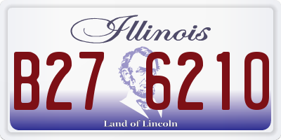 IL license plate B276210