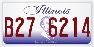 IL license plate B276214