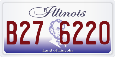 IL license plate B276220