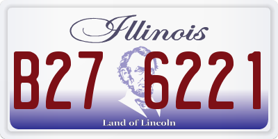 IL license plate B276221