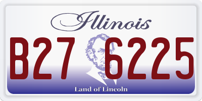 IL license plate B276225