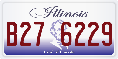 IL license plate B276229