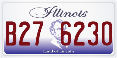 IL license plate B276230