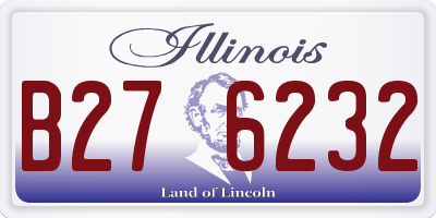 IL license plate B276232