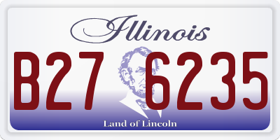 IL license plate B276235