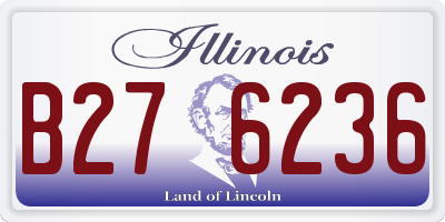 IL license plate B276236
