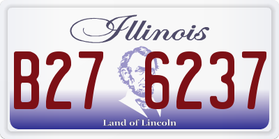 IL license plate B276237