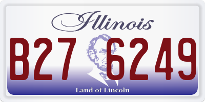 IL license plate B276249
