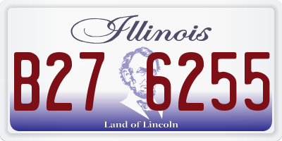 IL license plate B276255