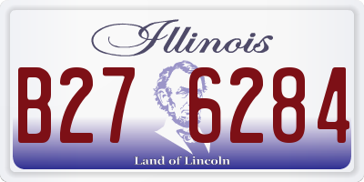 IL license plate B276284