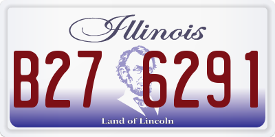 IL license plate B276291