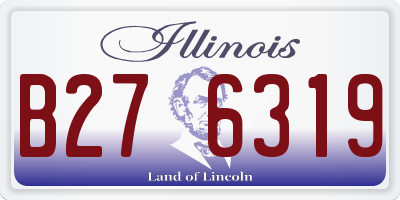 IL license plate B276319