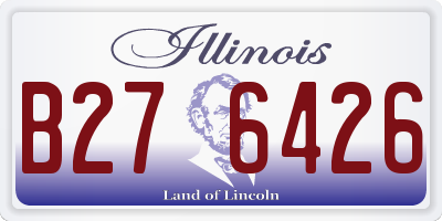 IL license plate B276426