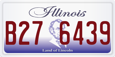 IL license plate B276439