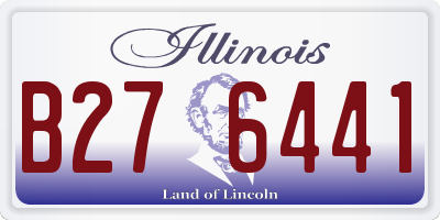 IL license plate B276441