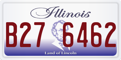 IL license plate B276462