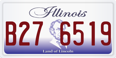 IL license plate B276519