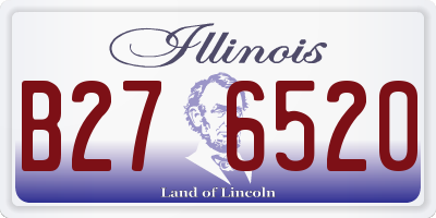 IL license plate B276520