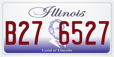 IL license plate B276527