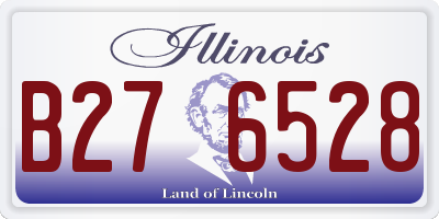 IL license plate B276528