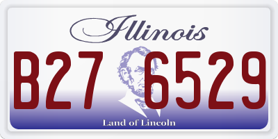 IL license plate B276529
