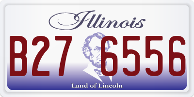 IL license plate B276556