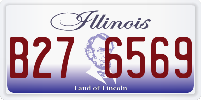 IL license plate B276569
