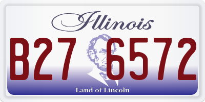 IL license plate B276572