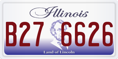 IL license plate B276626