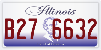 IL license plate B276632