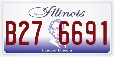IL license plate B276691