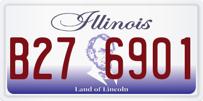 IL license plate B276901