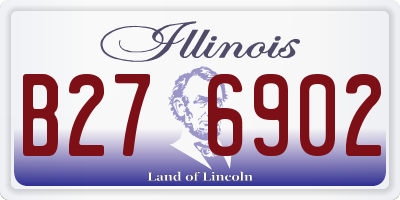IL license plate B276902