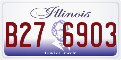 IL license plate B276903