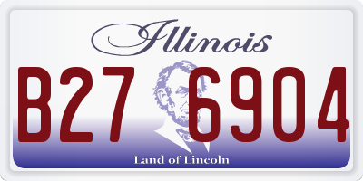 IL license plate B276904