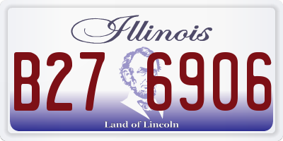 IL license plate B276906