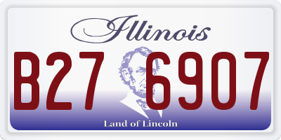 IL license plate B276907