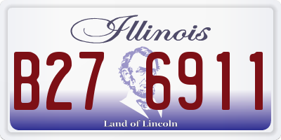 IL license plate B276911