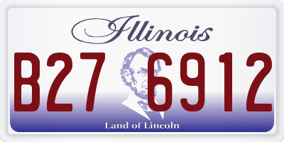 IL license plate B276912